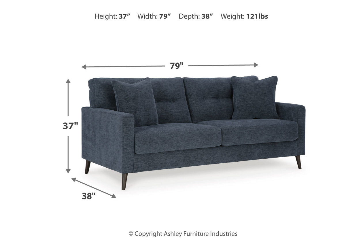Bixler Navy Sofa, Loveseat and Chair - Ashley - Luna Furniture