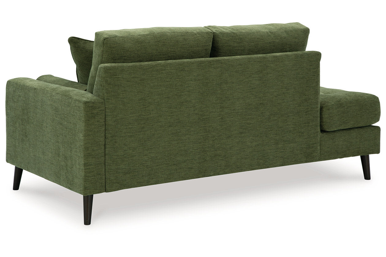 Bixler Olive Sofa and Chaise - Ashley - Luna Furniture