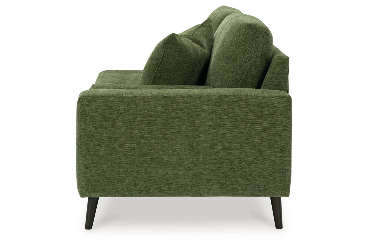 Bixler Olive Sofa and Chaise - Ashley - Luna Furniture