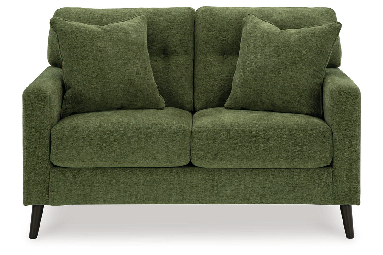Bixler Olive Sofa, Loveseat and Chair - Ashley - Luna Furniture
