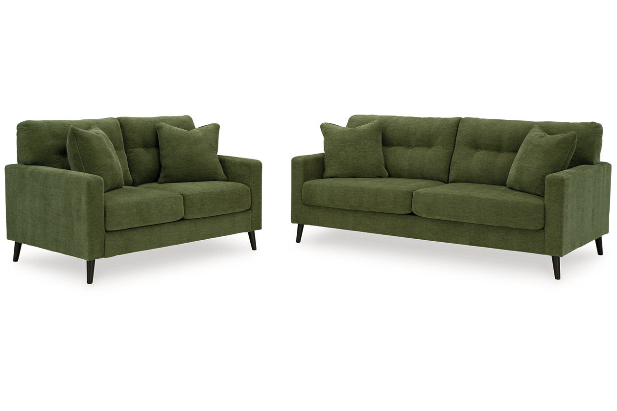 Bixler Olive Living Room Set - Ashley - Luna Furniture