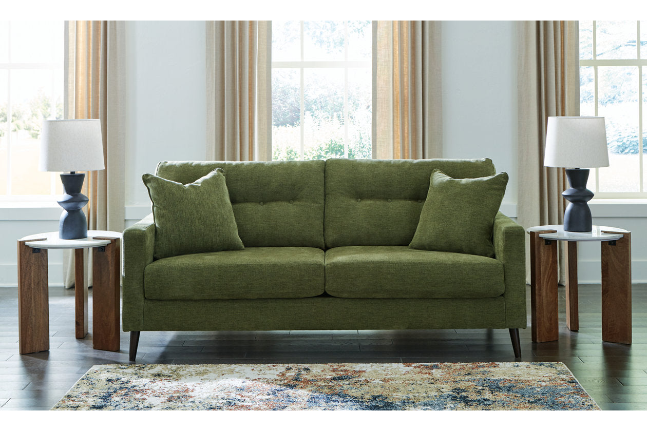 Bixler Olive Sofa, Loveseat and Chair - Ashley - Luna Furniture
