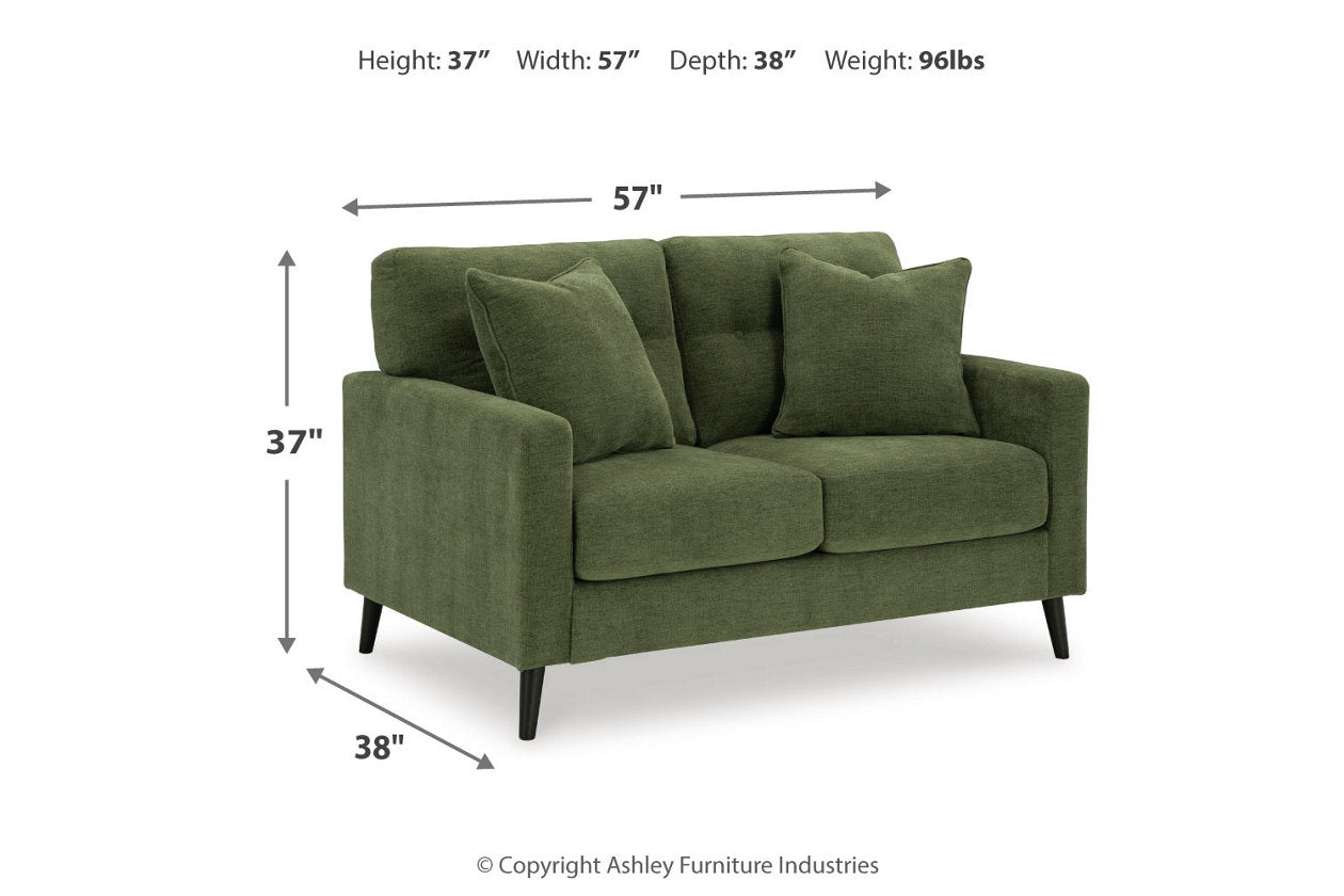 Bixler Olive Sofa, Loveseat and Chair - Ashley - Luna Furniture