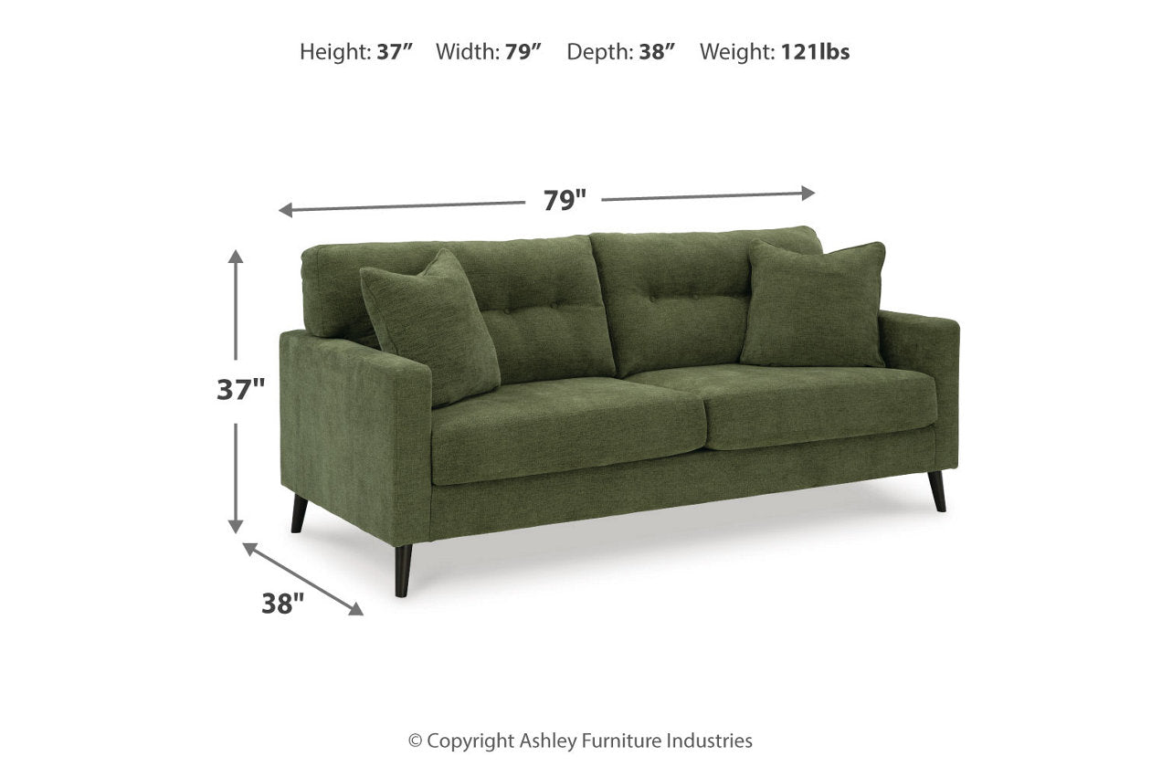 Bixler Olive Sofa, Loveseat and Chair - Ashley - Luna Furniture