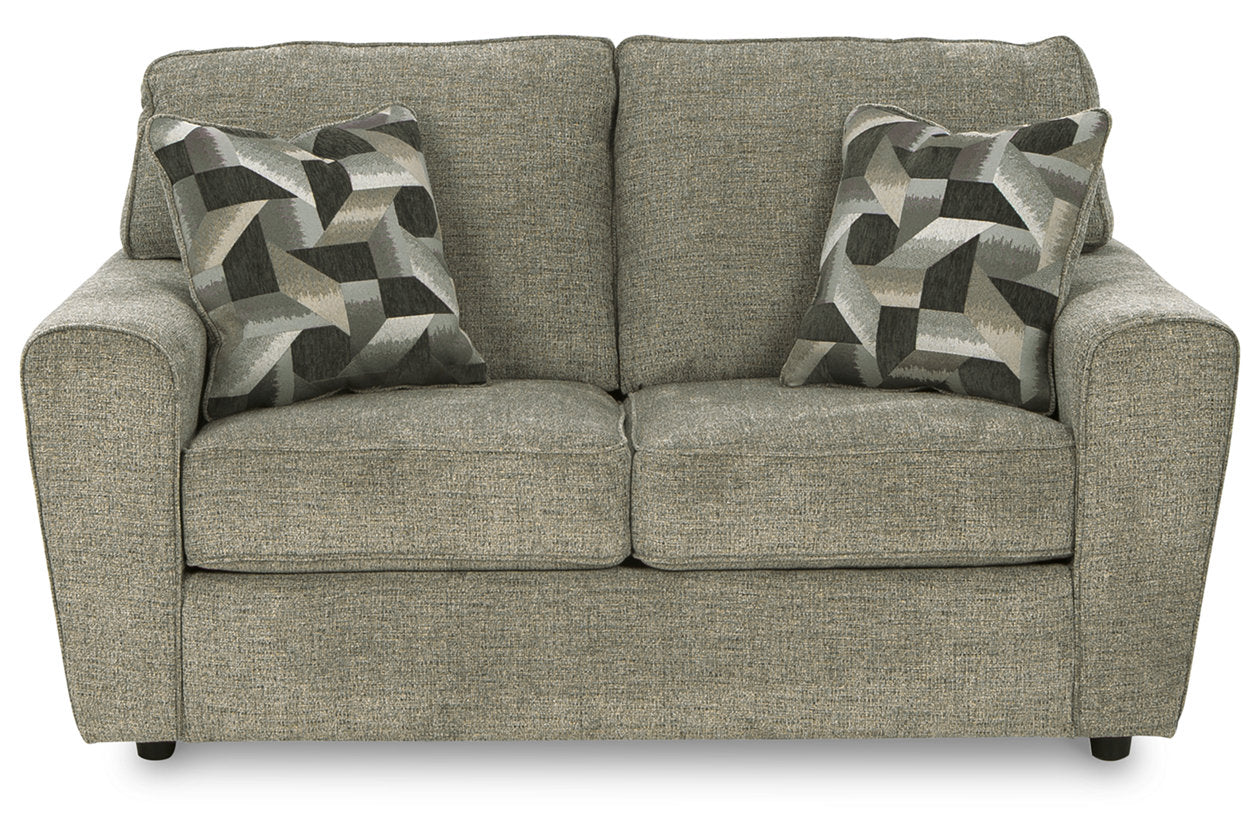 Cascilla Pewter Sofa and Loveseat - Ashley - Luna Furniture