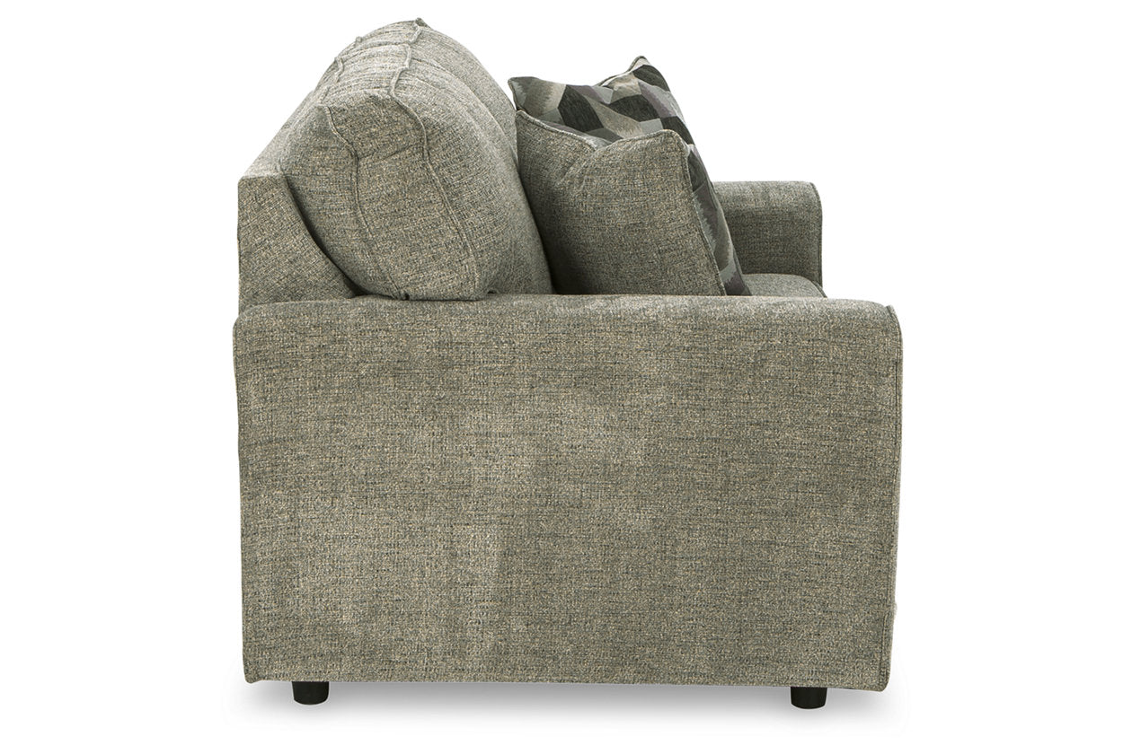 Cascilla Pewter Sofa and Loveseat - Ashley - Luna Furniture