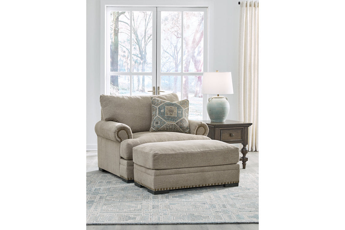 Galemore Oversized Chair and Ottoman - Ashley - Luna Furniture