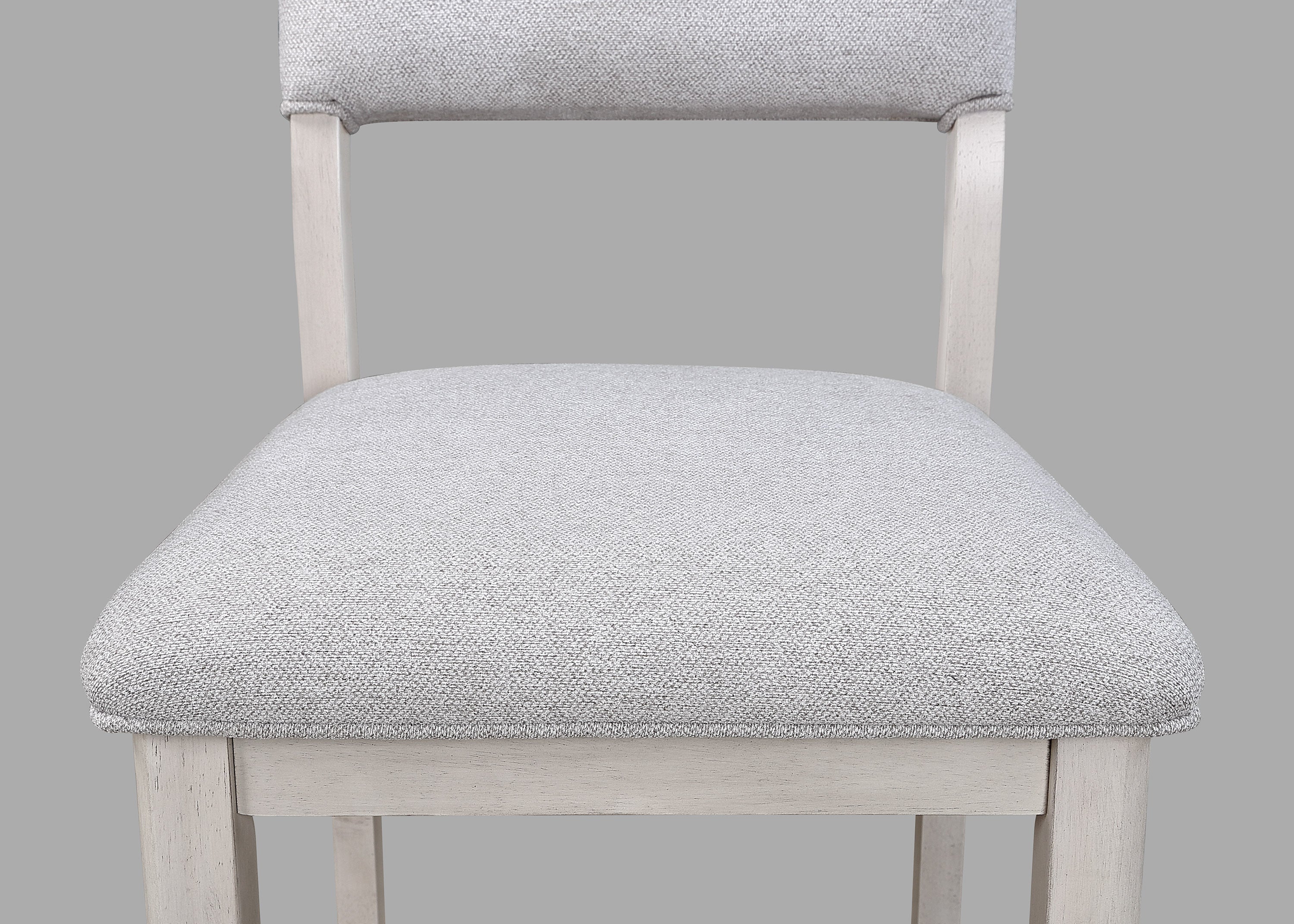 Blanche Gray Round Counter Height Dining Set from Crown Mark - Luna Furniture