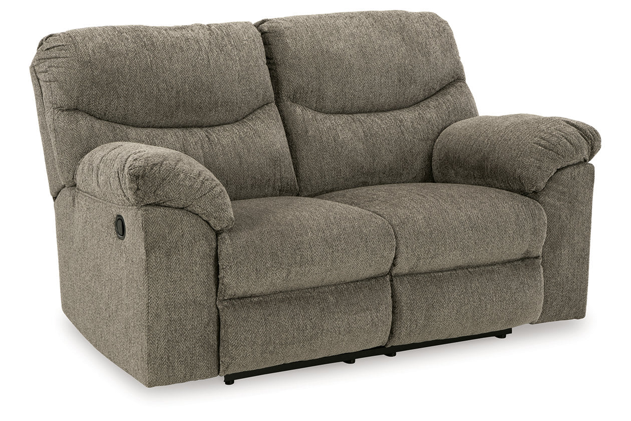 Alphons Putty Reclining Sofa and Loveseat - Ashley - Luna Furniture