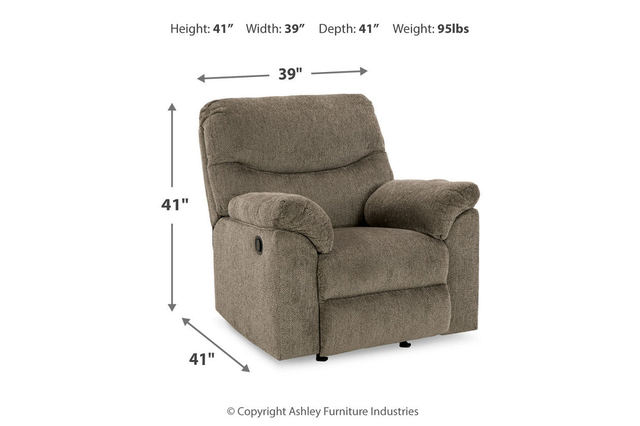 Alphons Putty Reclining Sofa, Loveseat and Recliner - Ashley - Luna Furniture