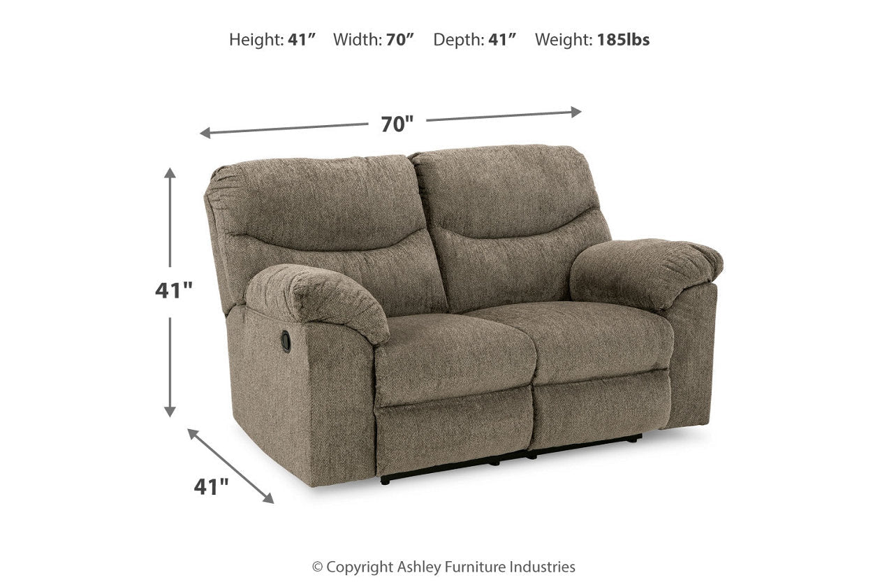 Alphons Putty Reclining Sofa, Loveseat and Recliner - Ashley - Luna Furniture