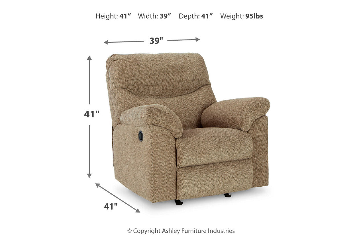 Alphons Briar Reclining Sofa, Loveseat and Recliner - Ashley - Luna Furniture