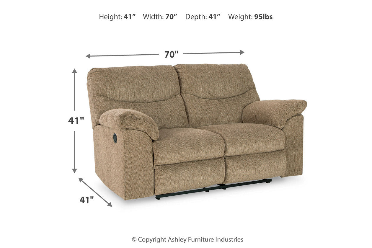 Alphons Briar Reclining Sofa, Loveseat and Recliner - Ashley - Luna Furniture