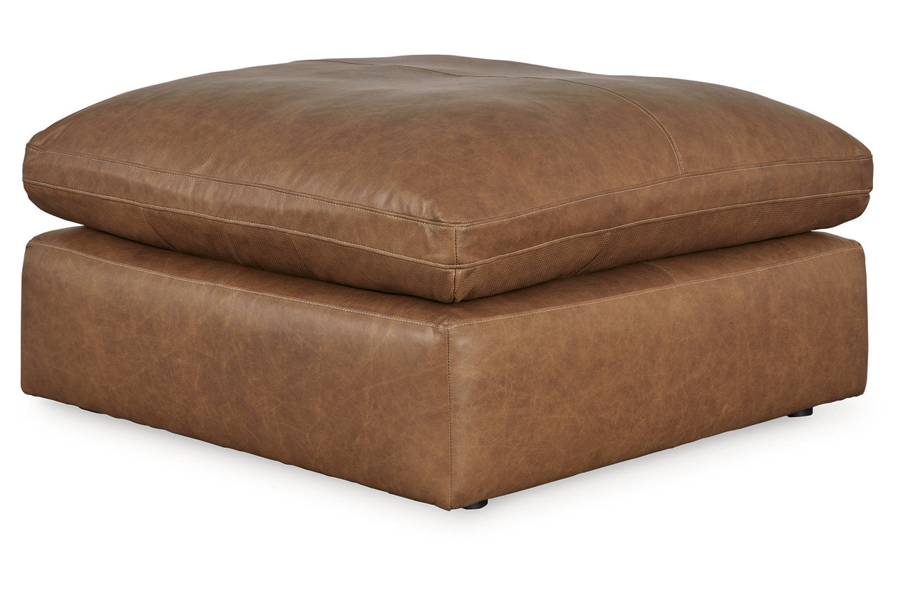 Emilia Caramel 5-Piece Sectional and Ottoman - Ashley - Luna Furniture
