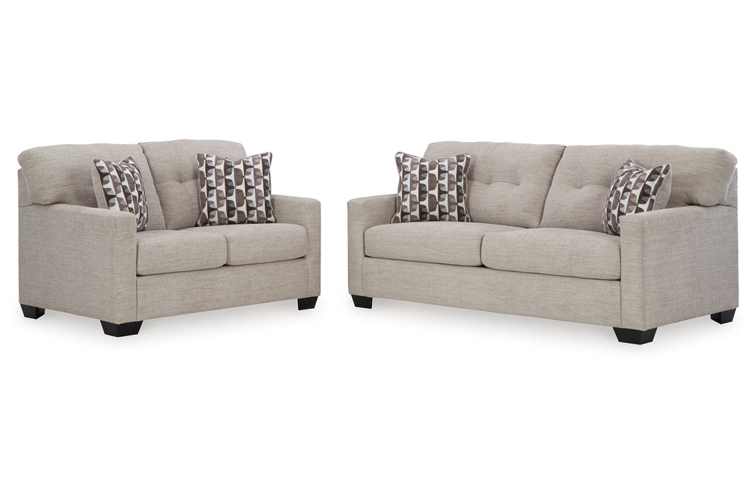 Mahoney Pebble Sofa and Loveseat - Ashley - Luna Furniture
