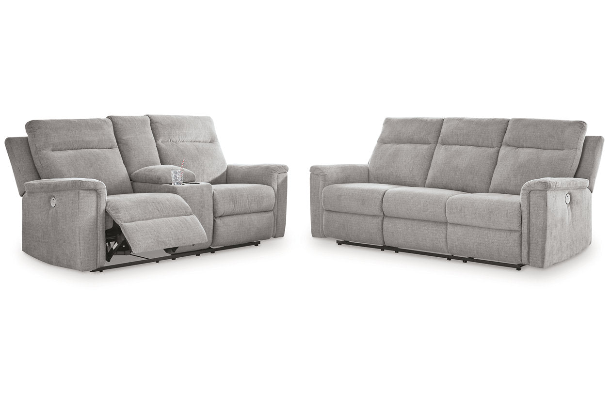 Barnsana Ash Power Reclining Living Room Set - Ashley - Luna Furniture