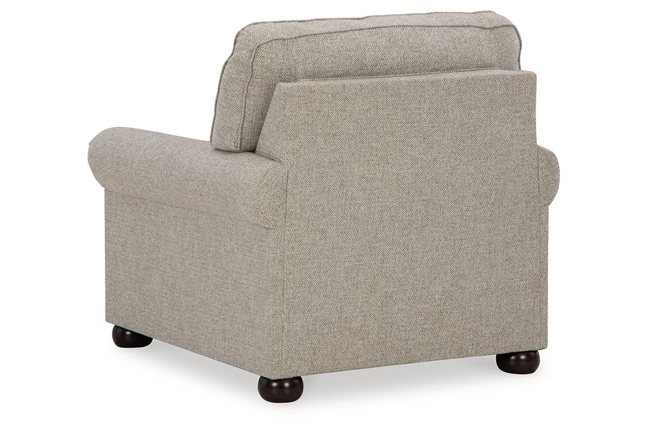 Gaelon Dune Chair and Ottoman - Ashley - Luna Furniture