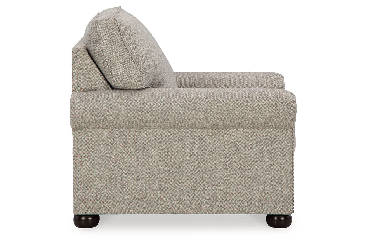 Gaelon Dune Chair and Ottoman - Ashley - Luna Furniture