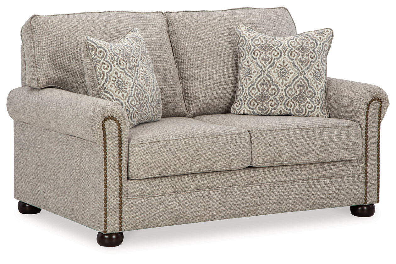 Gaelon Dune Sofa, Loveseat, Chair and Ottoman - Ashley - Luna Furniture