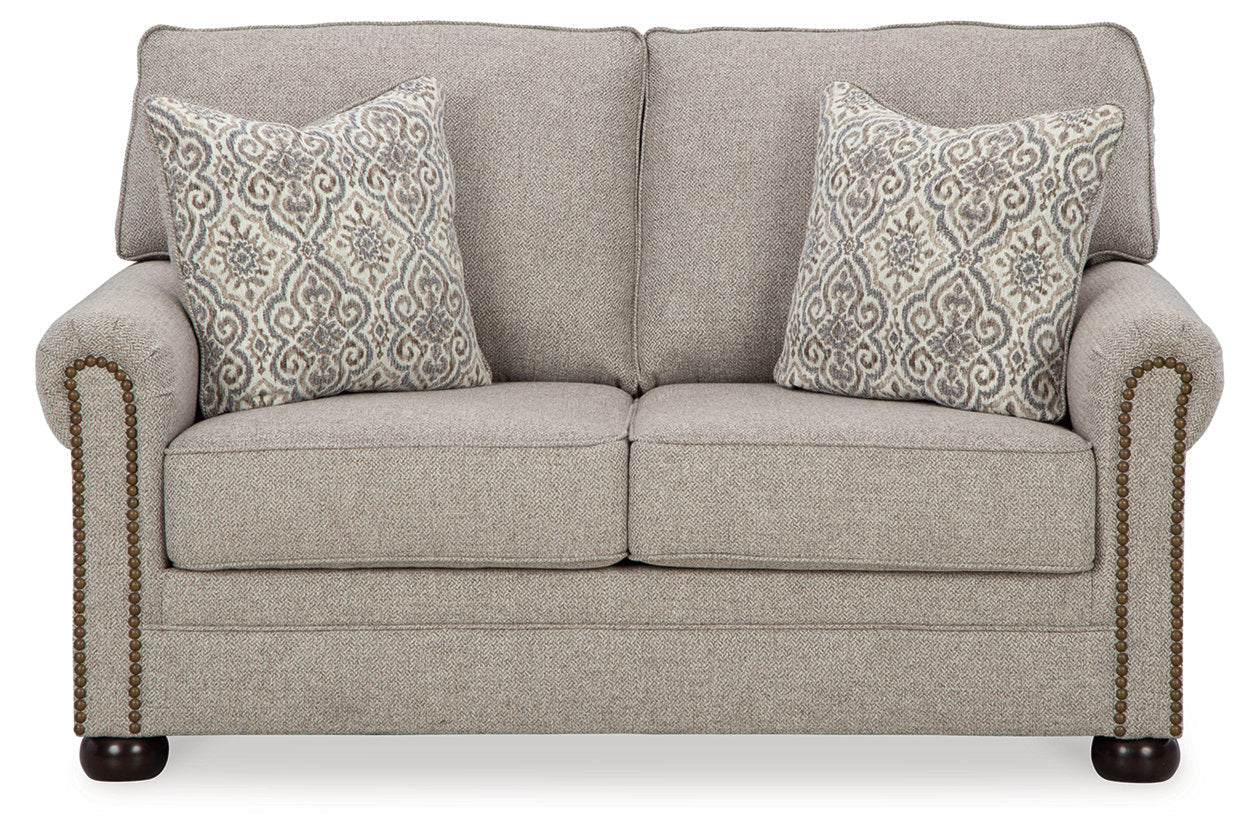 Gaelon Dune Sofa, Loveseat, Chair and Ottoman - Ashley - Luna Furniture