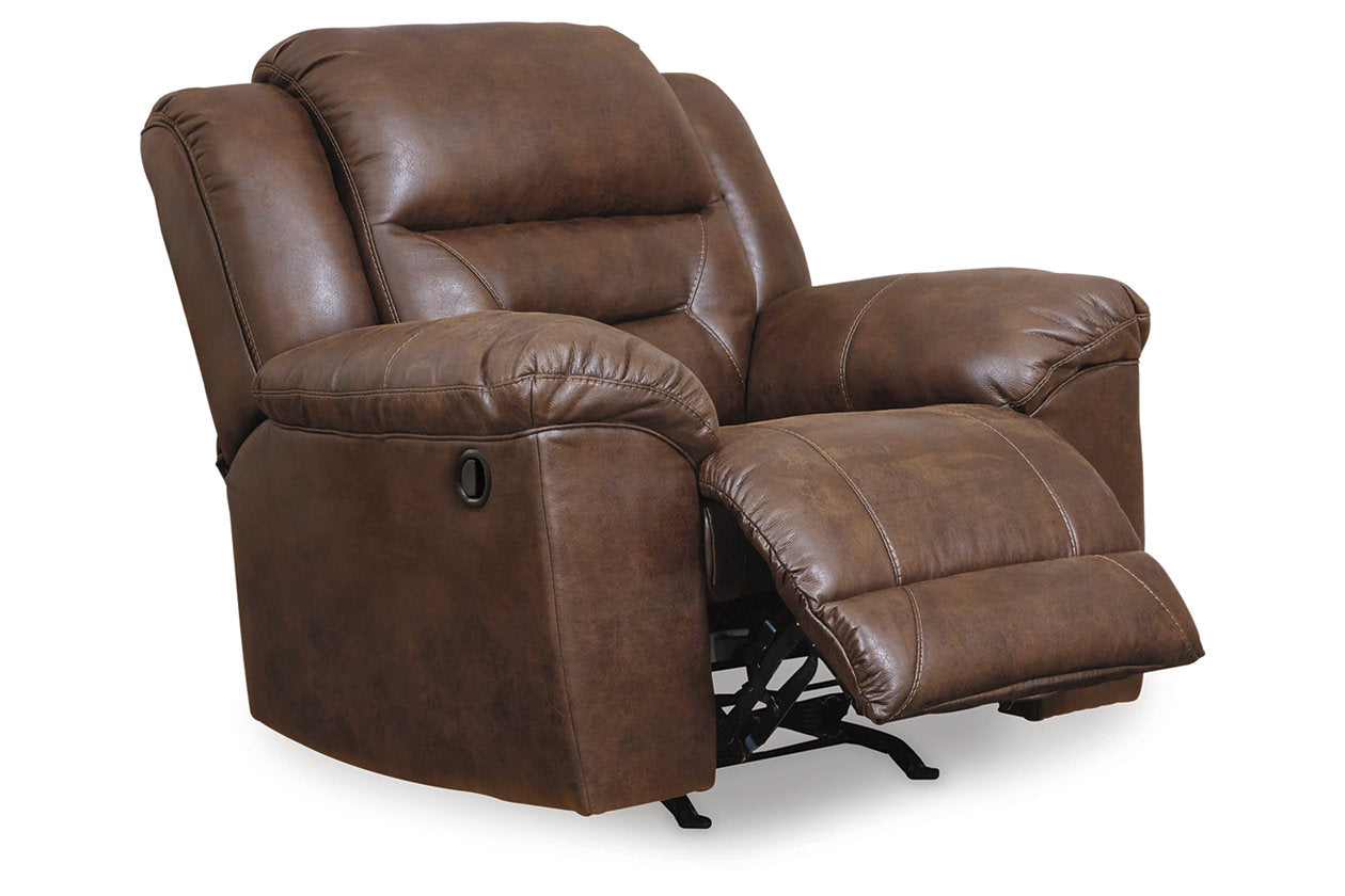 Stoneland Chocolate Power Reclining Sofa, Loveseat and Recliner - Ashley - Luna Furniture