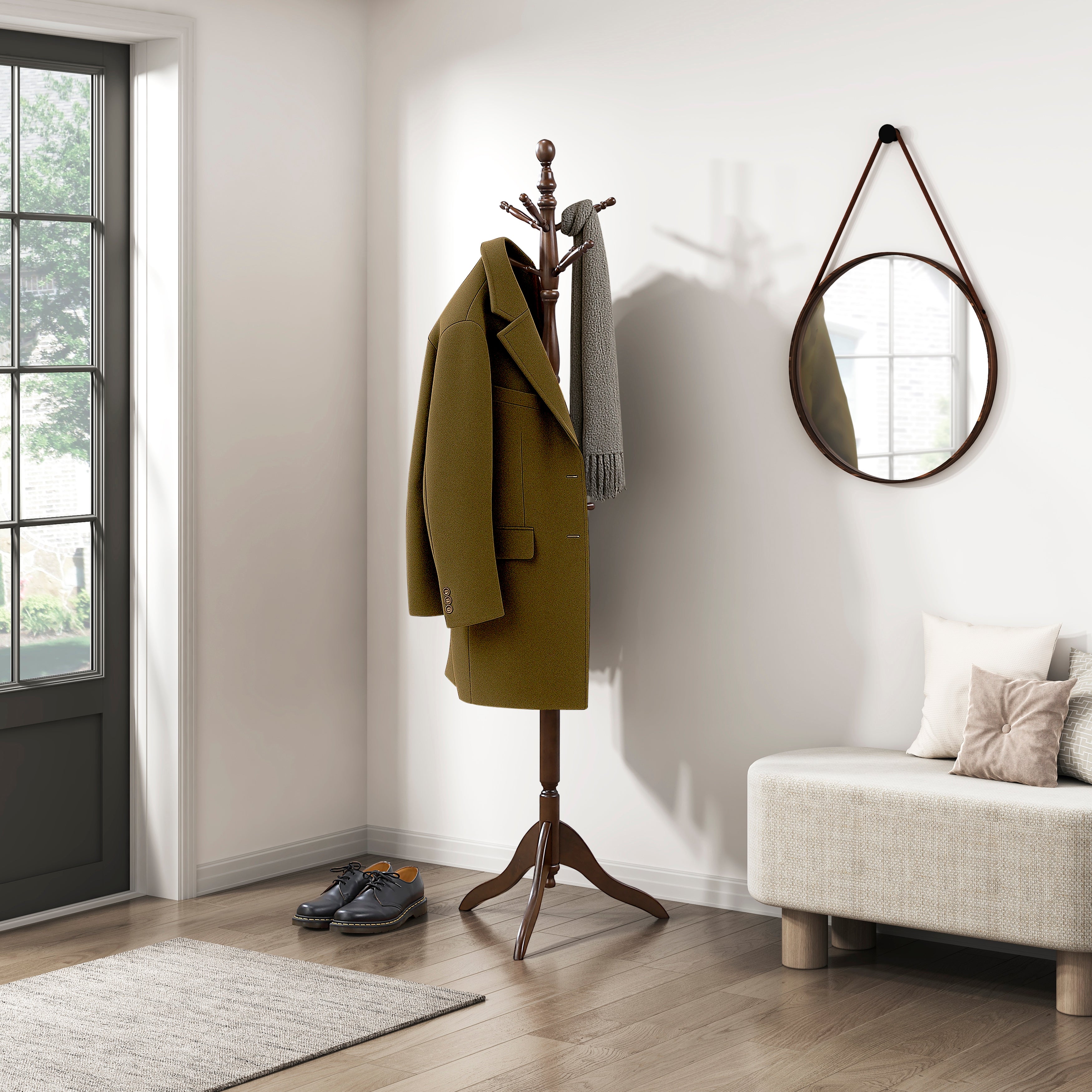 4638DBR Coat Rack - 4638DBR