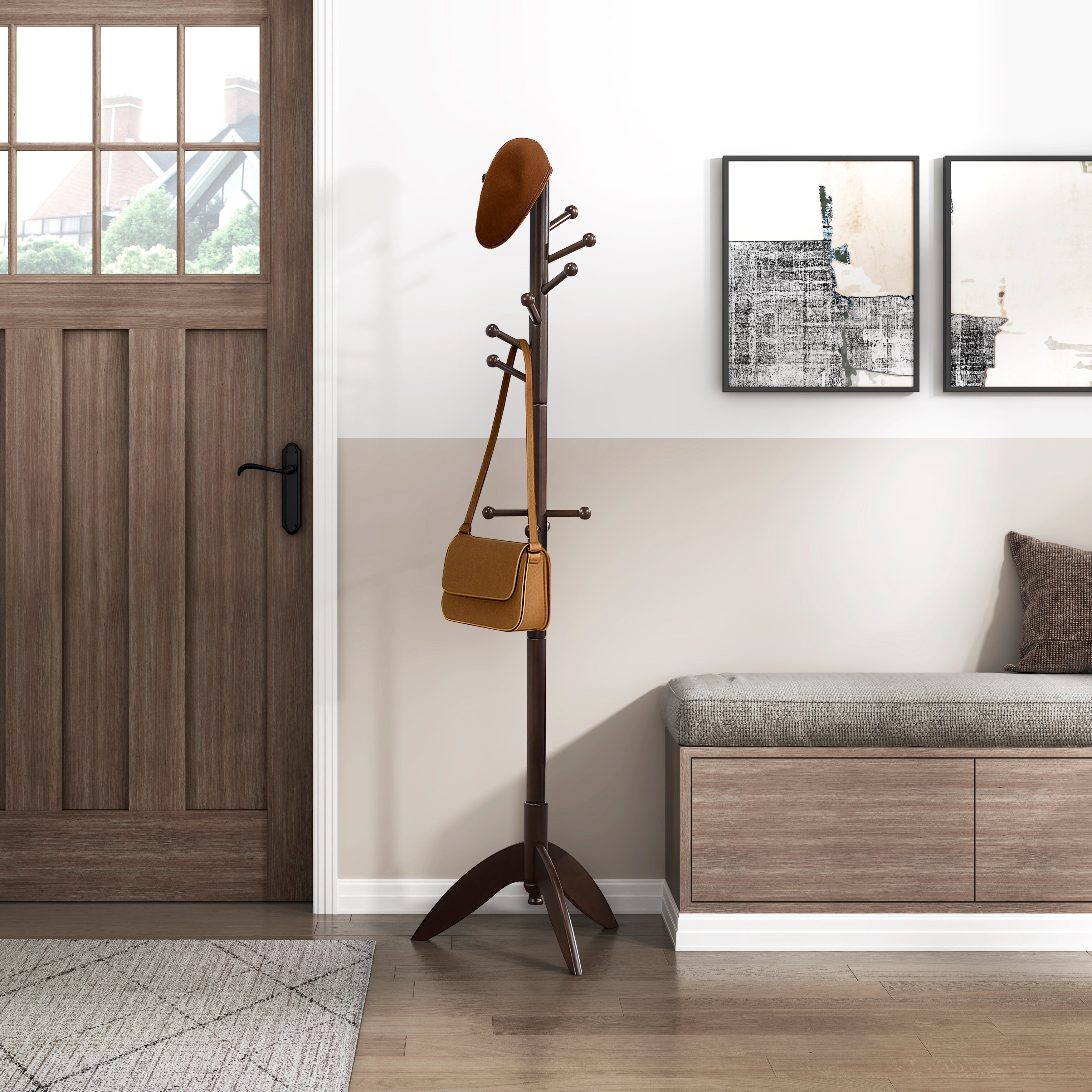 4639DBR Coat Rack - 4639DBR