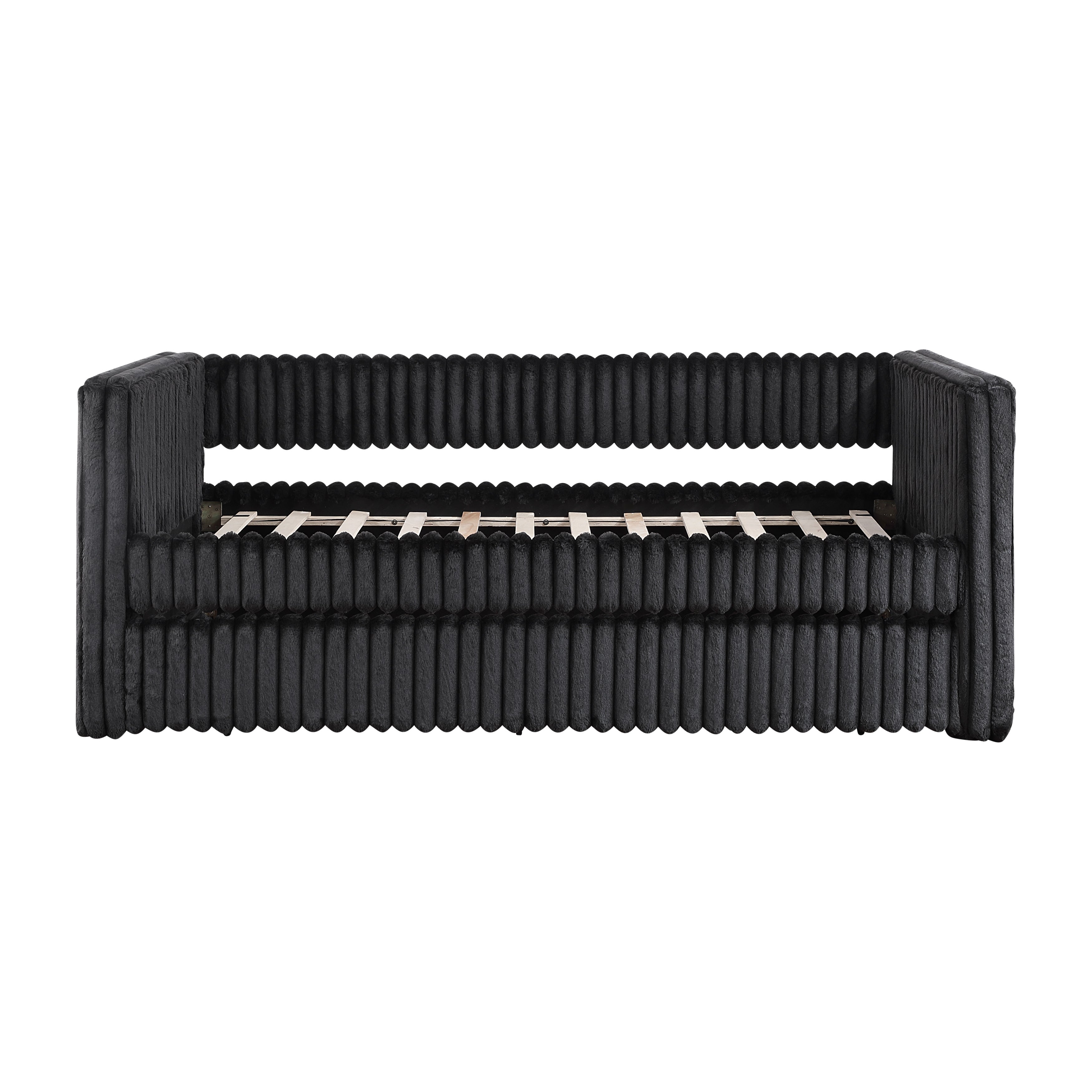 4655BLK* (2) Daybed with Trundle - 4655BLK*