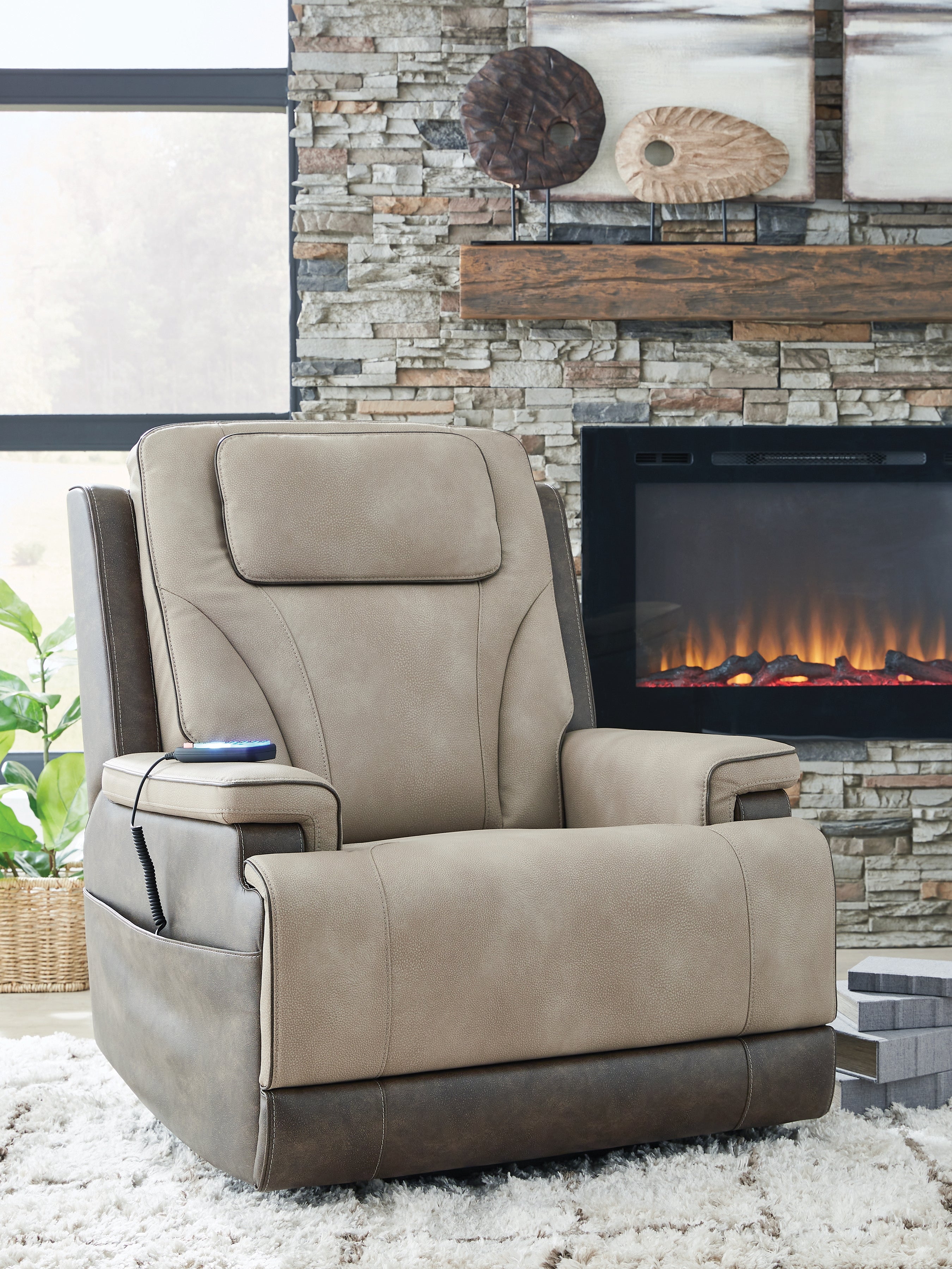 4Z-Peaceful Pause Sand Power Lift Recliner - PC1210312