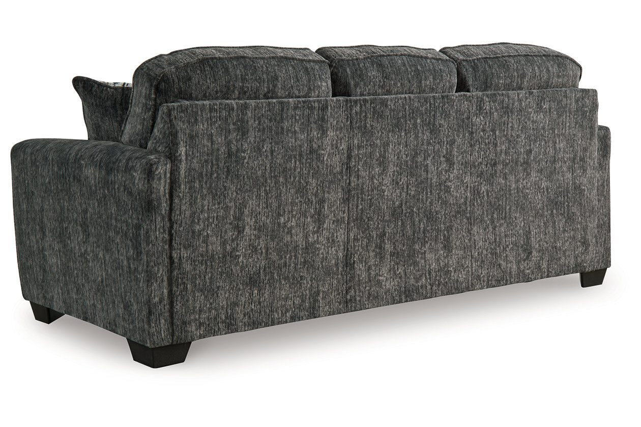 Lonoke Gunmetal Sofa, Loveseat, Oversized Chair and Ottoman - Ashley - Luna Furniture