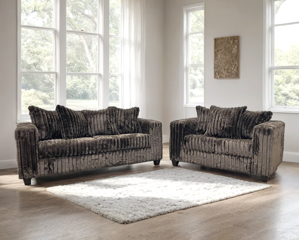 510 Chocolate - Sofa & Loveseat Set - 510-2PC-CHOCOLATE