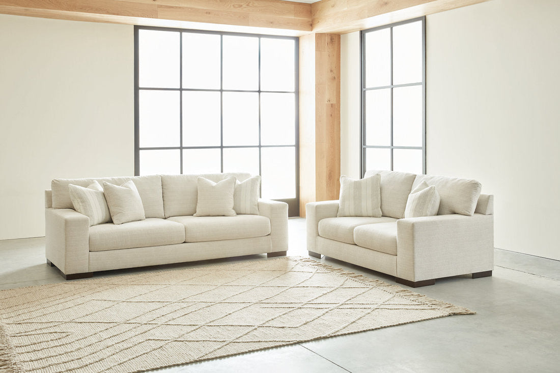 Maggie Birch Sofa and Loveseat - Ashley - Luna Furniture
