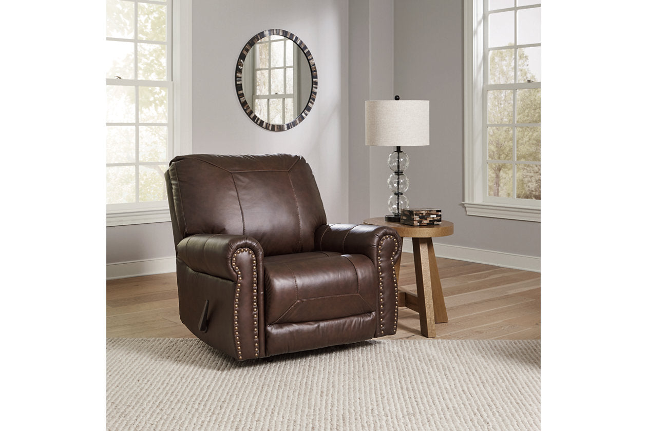 Colleton Dark Brown Sofa and Recliner - Ashley - Luna Furniture