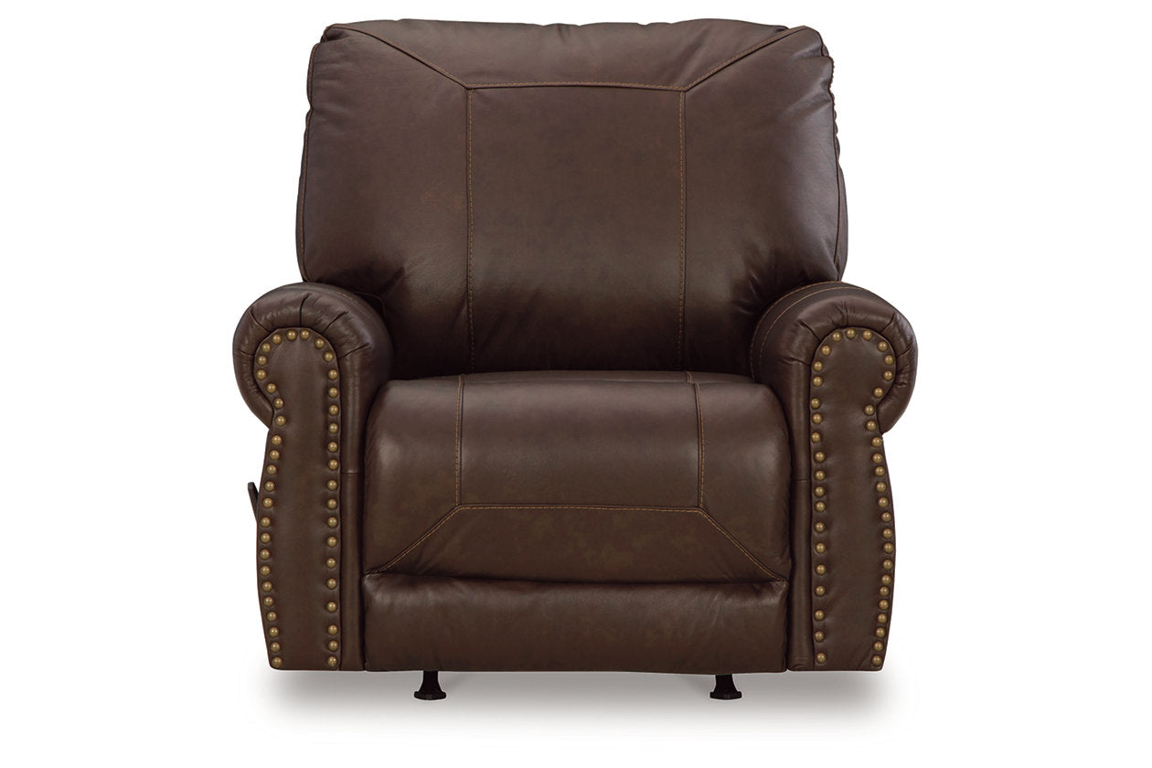 Colleton Dark Brown Sofa and Recliner - Ashley - Luna Furniture
