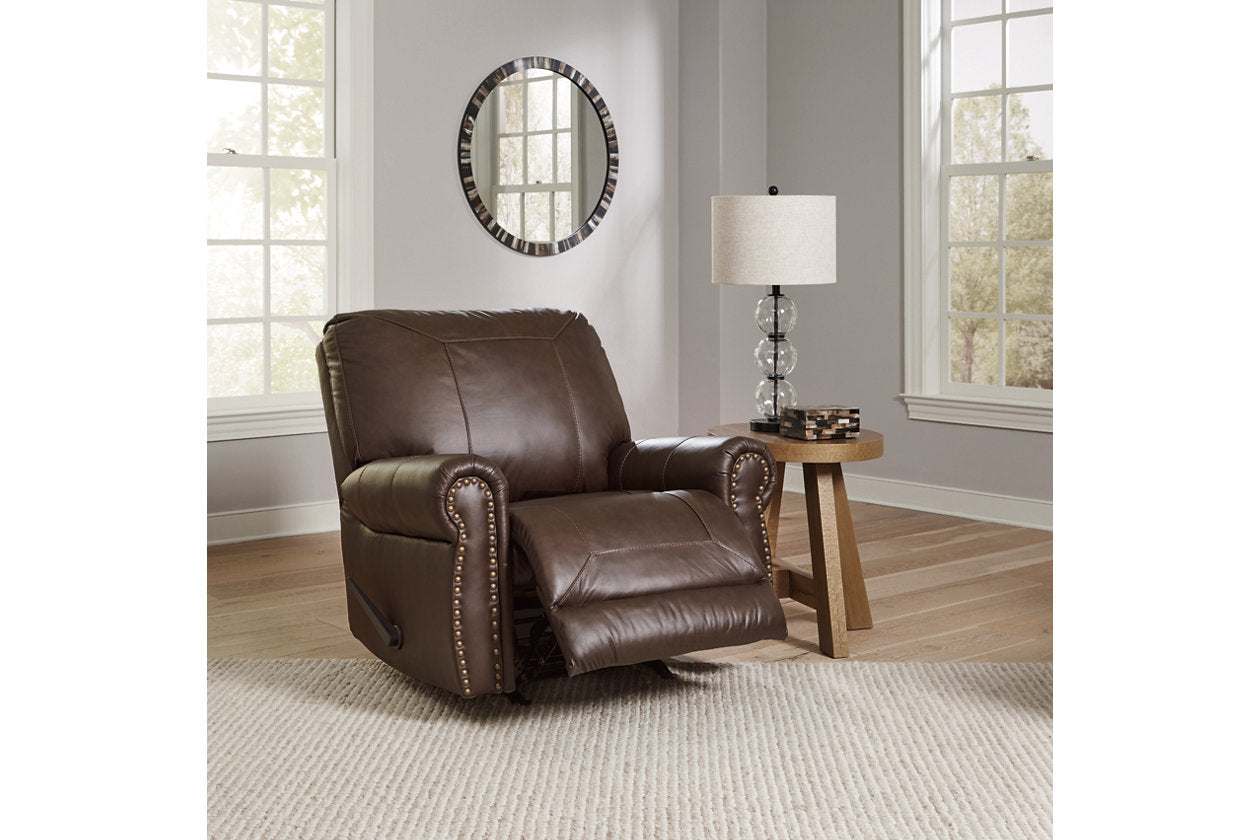 Colleton Dark Brown Sofa and Recliner - Ashley - Luna Furniture