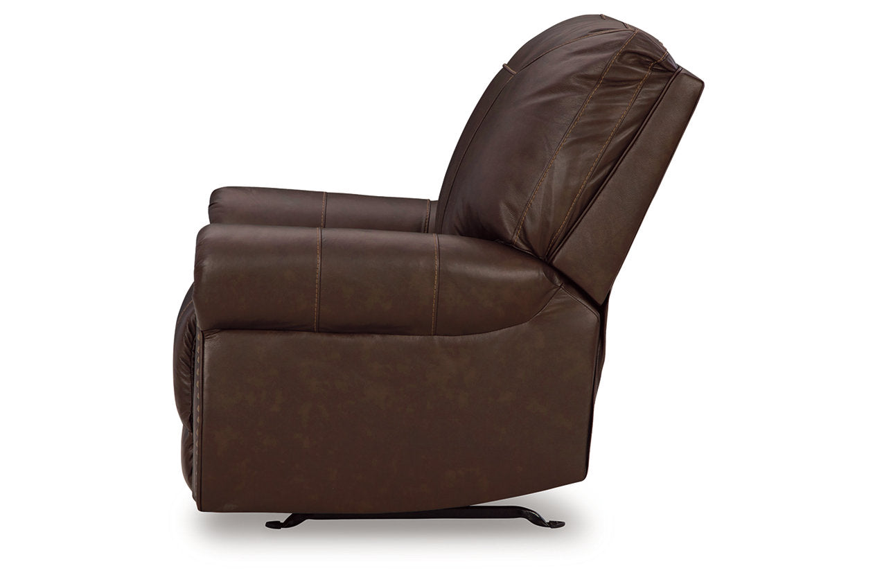 Colleton Dark Brown Sofa and Recliner - Ashley - Luna Furniture