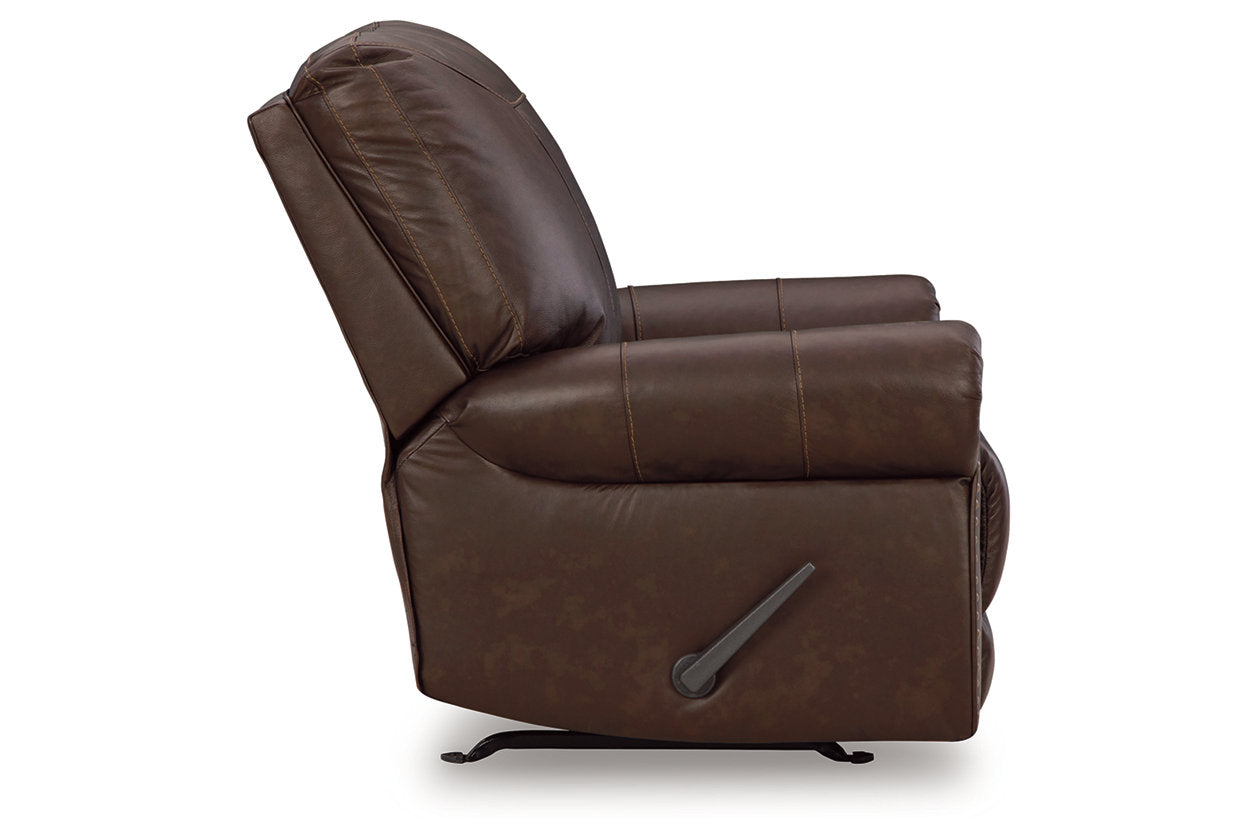 Colleton Dark Brown Sofa and Recliner - Ashley - Luna Furniture