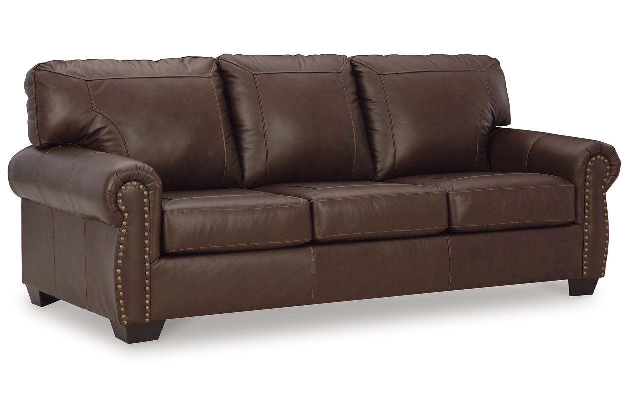 Colleton Dark Brown Sofa and Recliner - Ashley - Luna Furniture