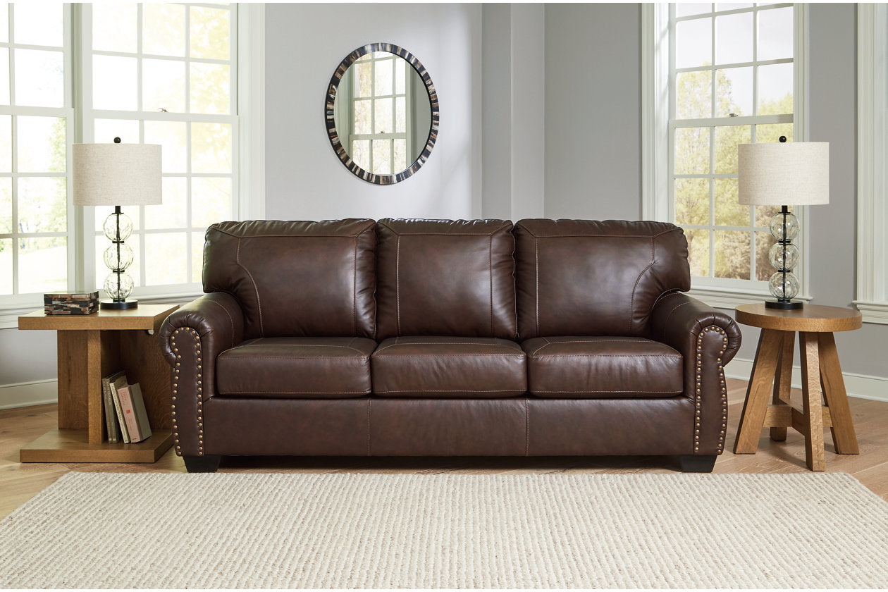 Colleton Dark Brown Sofa and Recliner - Ashley - Luna Furniture