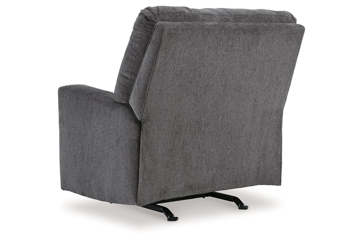 Rannis Pewter Full Sofa Sleeper and Recliner - Ashley - Luna Furniture