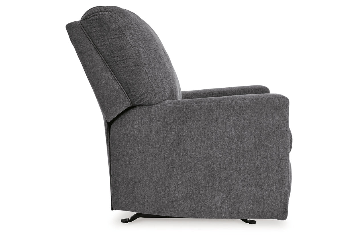 Rannis Pewter Full Sofa Sleeper and Recliner - Ashley - Luna Furniture