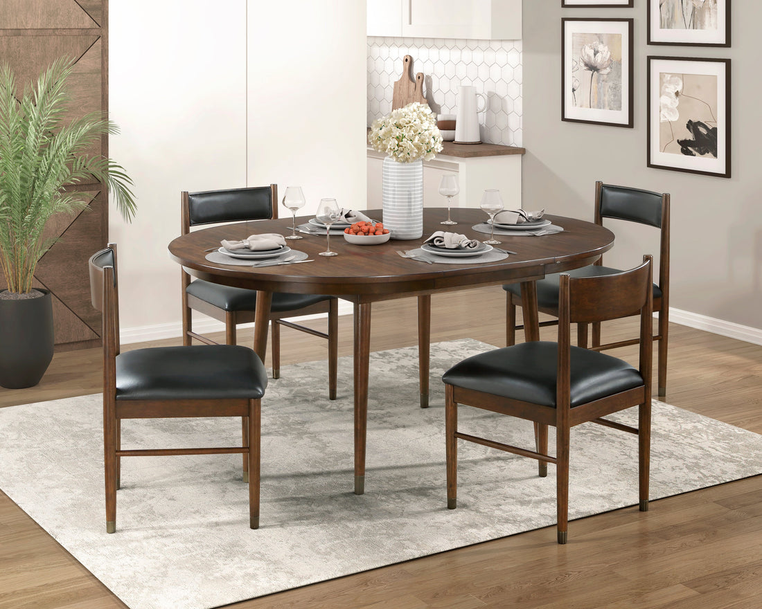 Clive Cherry Extendable Dining Set from Homelegance - Luna Furniture