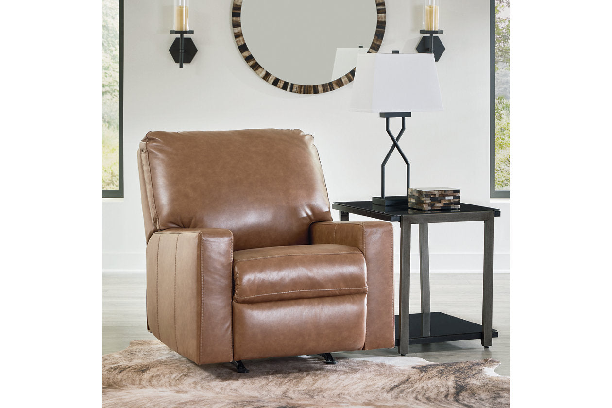 Bolsena Caramel Sofa, Loveseat and Recliner - Ashley - Luna Furniture