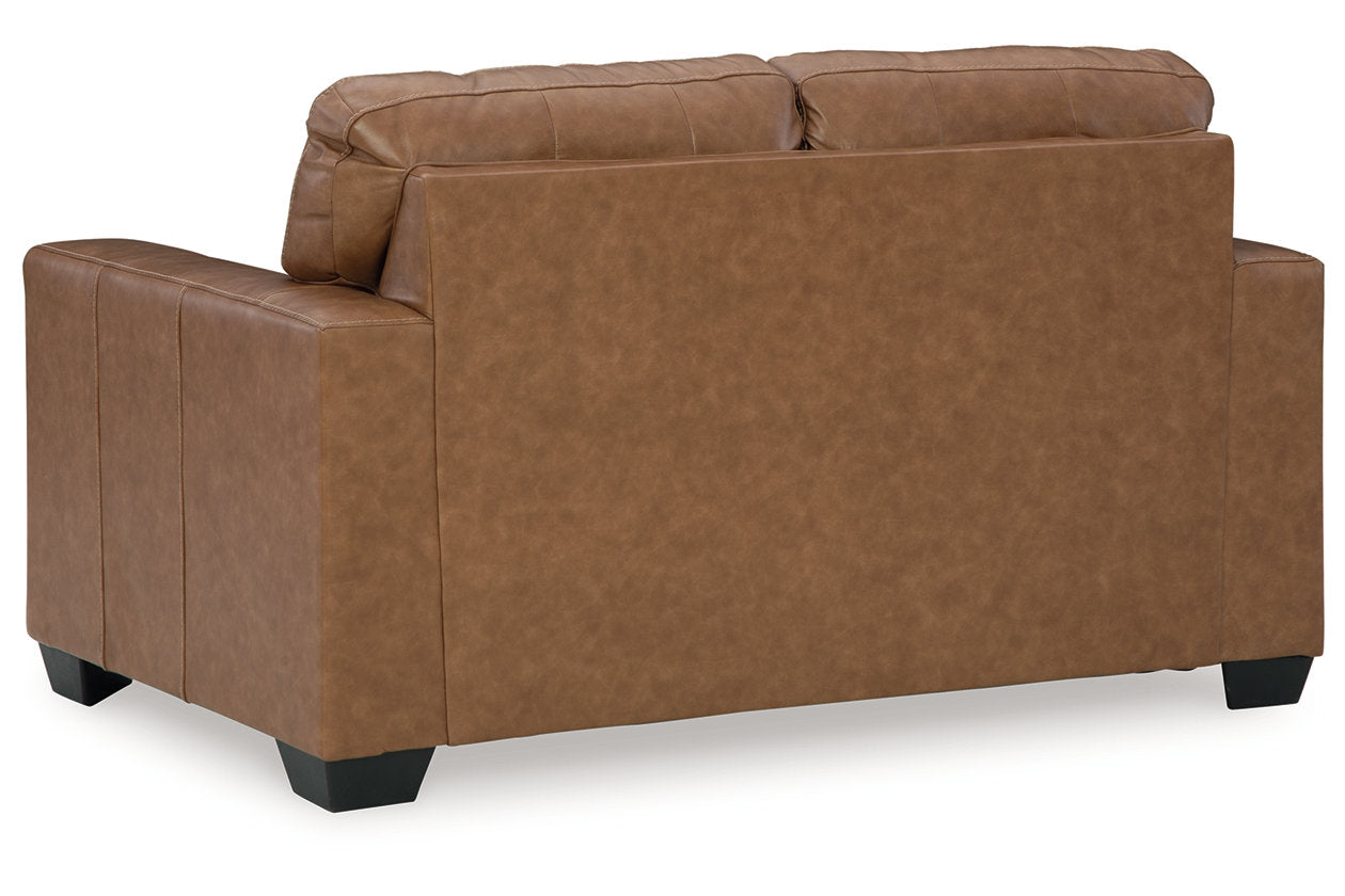 Bolsena Caramel Sofa, Loveseat and Recliner - Ashley - Luna Furniture