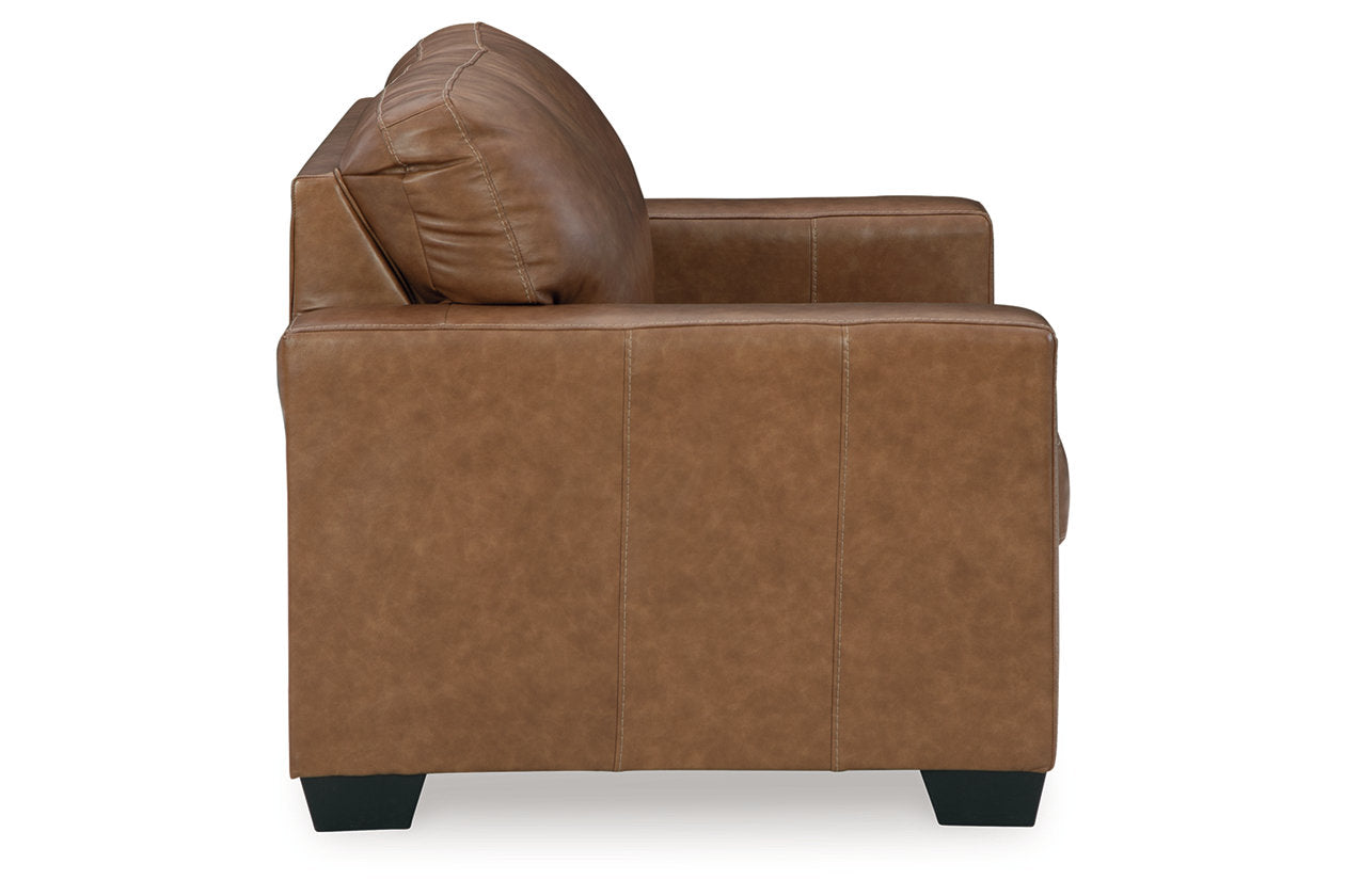 Bolsena Caramel Sofa, Loveseat and Recliner - Ashley - Luna Furniture