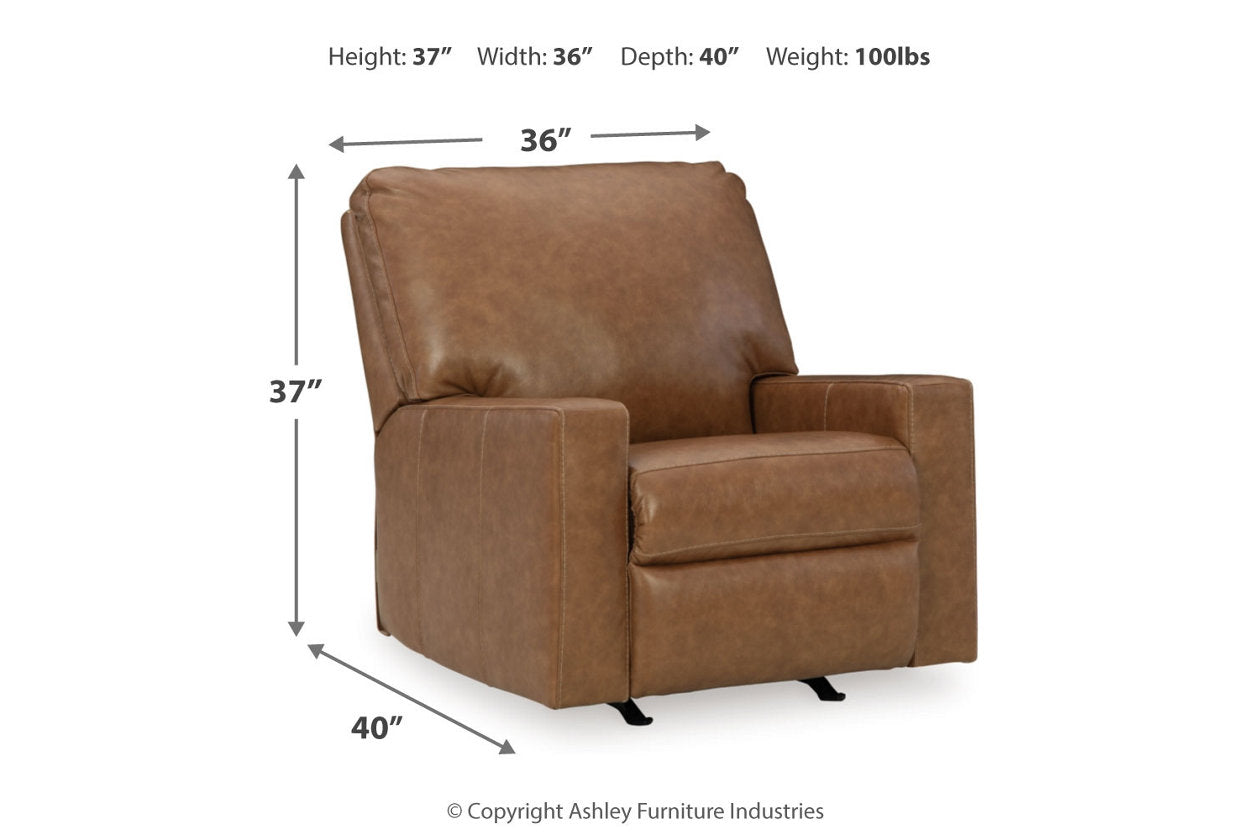 Bolsena Caramel Sofa, Loveseat and Recliner - Ashley - Luna Furniture