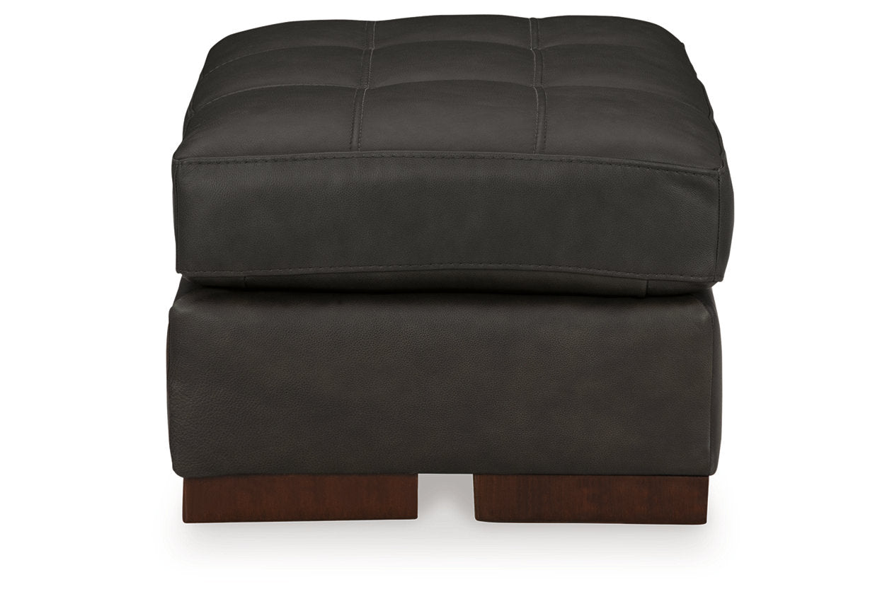 Luigi Thunder Sofa, Loveseat, Oversized Chair and Ottoman - Ashley - Luna Furniture
