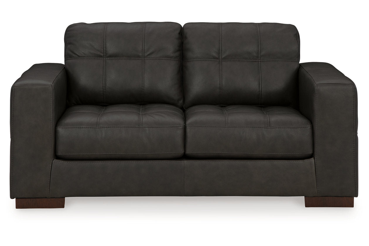 Luigi Thunder Sofa, Loveseat, Oversized Chair and Ottoman - Ashley - Luna Furniture