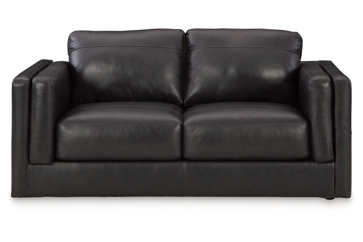 Amiata Onyx Sofa, Loveseat, Oversized Chair and Ottoman - Ashley - Luna Furniture