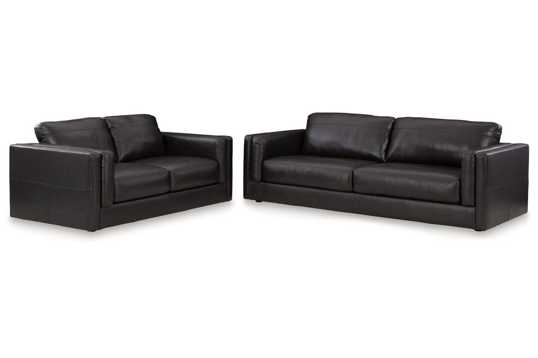 Amiata Onyx Sofa and Loveseat - Ashley - Luna Furniture